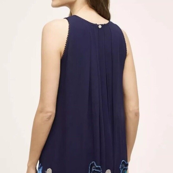 WOODVINE SWING DRESS BY NOT SO SERIOUS EMBROIDERED Free People Org $228 Size 0 - Picture 3 of 4